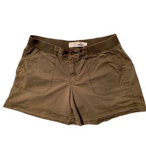 Sonoma Women’s Shorts Size 14 – Olive Cotton Twill, 5" Inseam, Great Condition